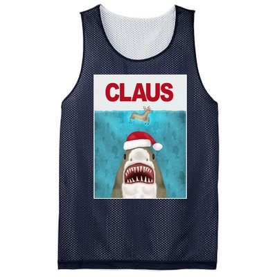 Funnychristmassantaclaussharkreindeerhumor Mesh Reversible Basketball Jersey Tank