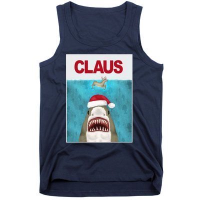 Funnychristmassantaclaussharkreindeerhumor Tank Top