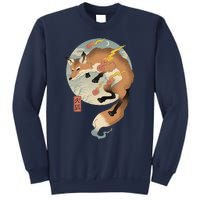 Fire Fox Ukiyo E Japanese Sweatshirt