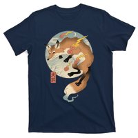 Fire Fox Ukiyo E Japanese T-Shirt