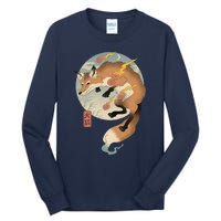 Fire Fox Ukiyo E Japanese Tall Long Sleeve T-Shirt