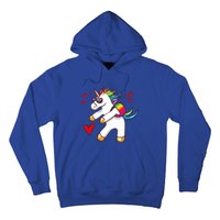 Funny Flossing Unicorn Valentines Day Gift Funny Gift Hoodie