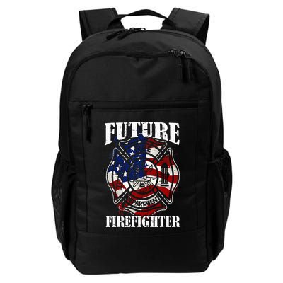 Future Firefighter USA Flag Theme For Birthday Backpack