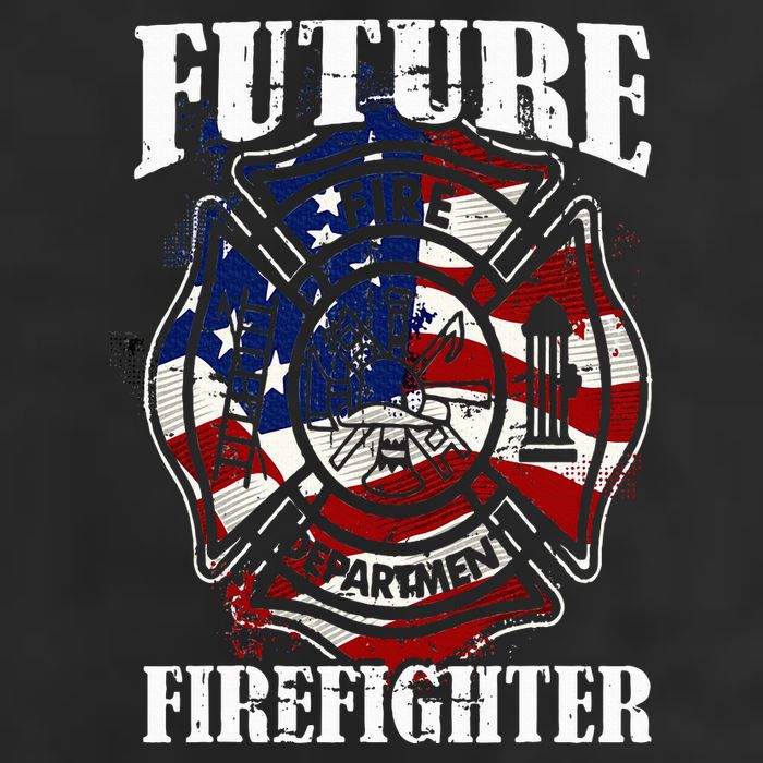 Future Firefighter USA Flag Theme For Birthday 11oz C Handle Ceramic Mug