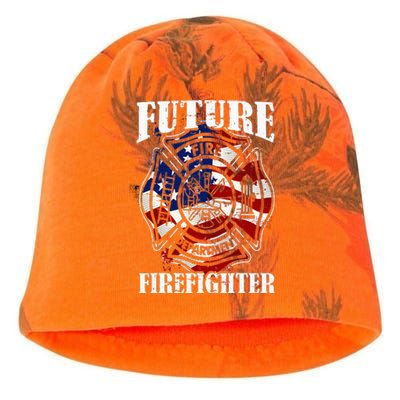 Future Firefighter USA Flag Theme For Birthday Kati - Camo Knit Beanie