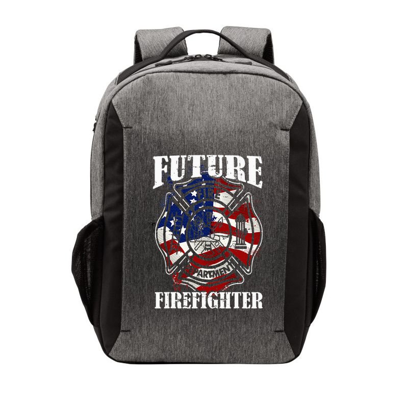 Future Firefighter USA Flag Theme For Birthday Vector Backpack