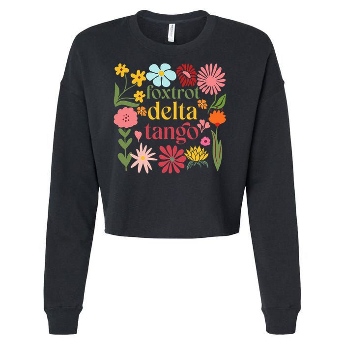 Funny  Cropped Pullover Crew