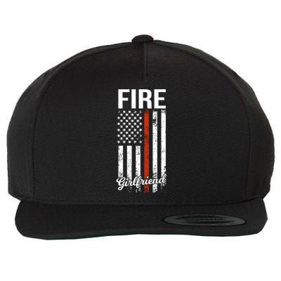 Fire Friend Us Flag Firefighter Friend Great Gift Wool Snapback Cap