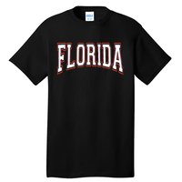 Florida Fl United States Football Tall T-Shirt