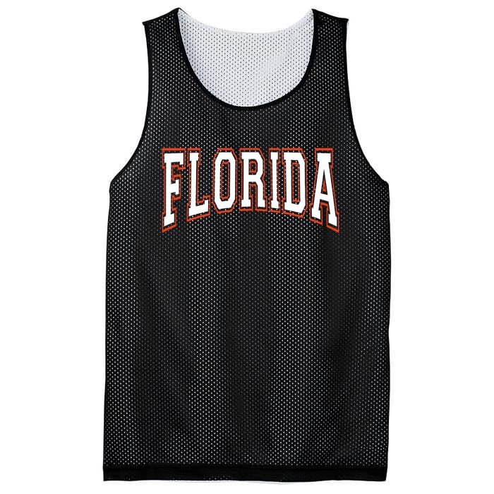 Florida Fl United States Football Mesh Reversible Basketball Jersey Tank