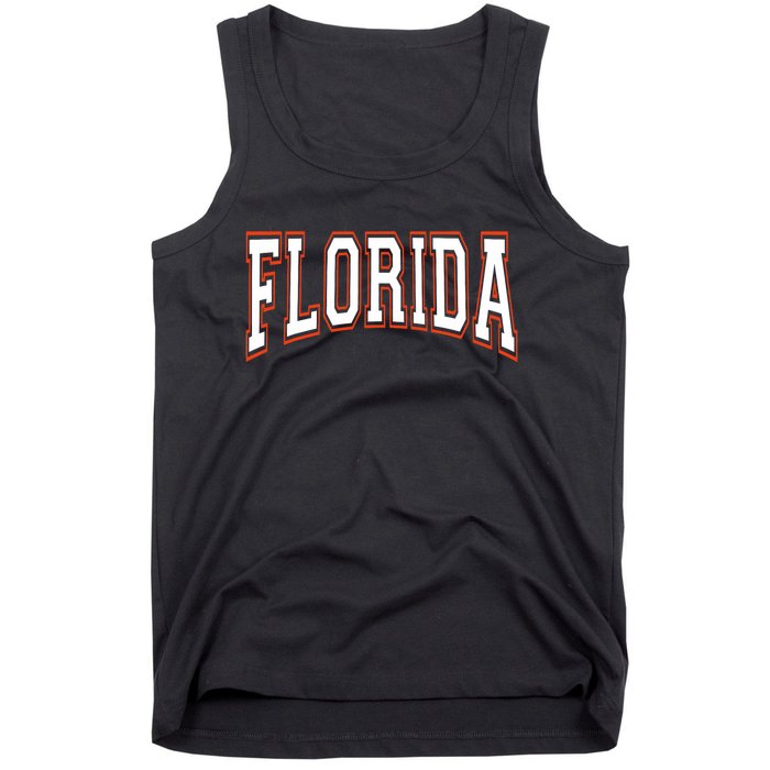 Florida Fl United States Football Tank Top