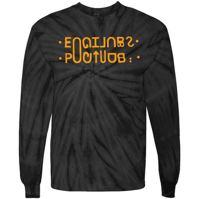 Footjob (Flip Up) Tie-Dye Long Sleeve Shirt