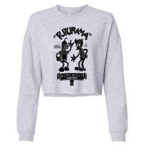 Futurama Cropped Pullover Crew