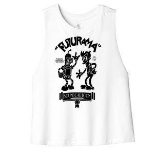 Futurama Women's Racerback Cropped Tank