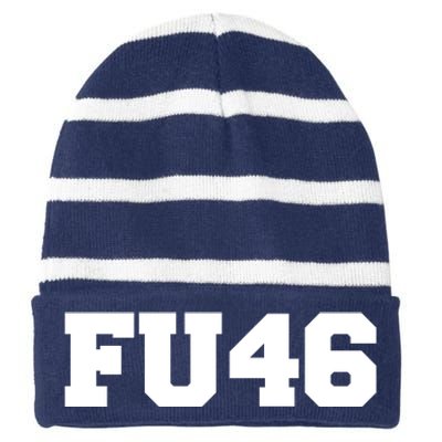 FU46 Striped Beanie with Solid Band