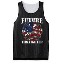 Future Firefighter USA Flag Theme party  Mesh Reversible Basketball Jersey Tank