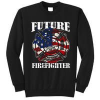 Future Firefighter USA Flag Theme party  Tall Sweatshirt