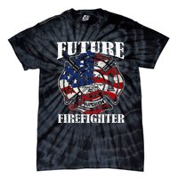 Future Firefighter USA Flag Theme party  Tie-Dye T-Shirt