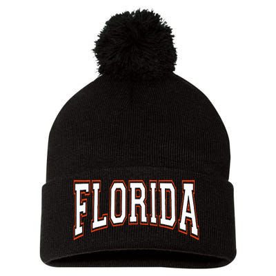 Florida Fl United States Pom Pom 12in Knit Beanie