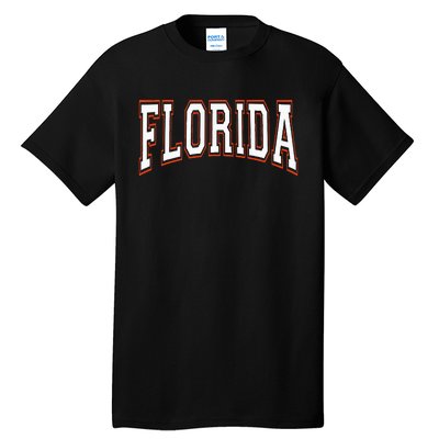 Florida Fl United States Font Tall T-Shirt