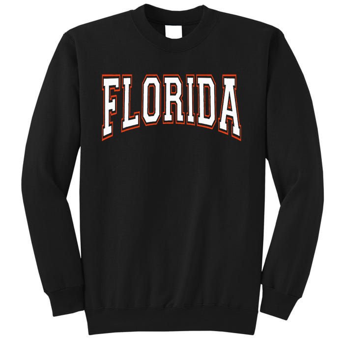 Florida Fl United States Font Tall Sweatshirt