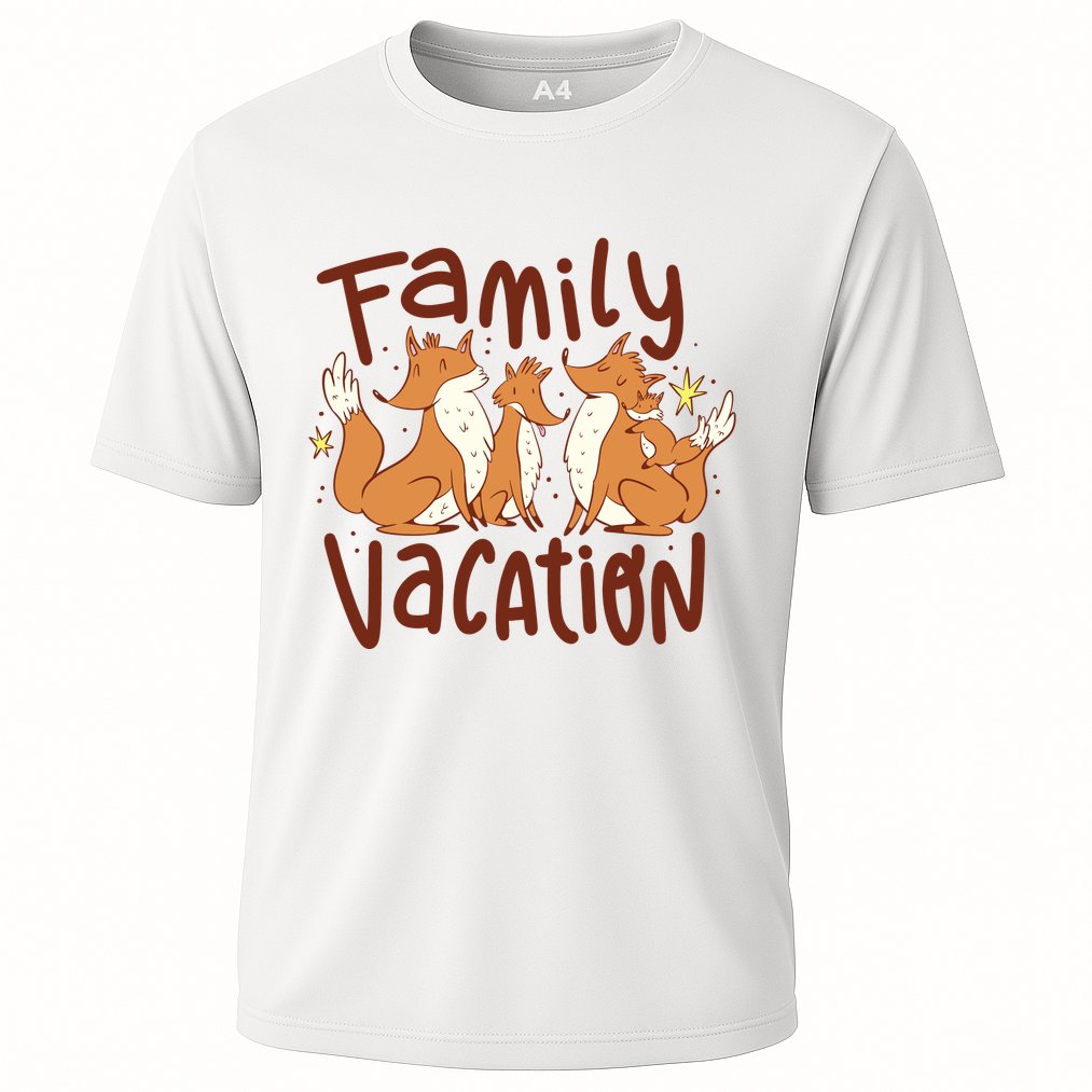 Fox Family Vacation Cooling Performance Crew T-Shirt