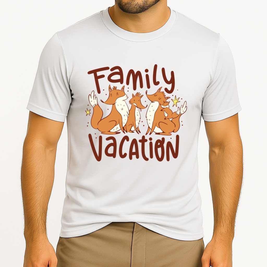 Fox Family Vacation Cooling Performance Crew T-Shirt