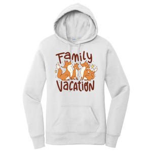 Fox Family Vacation Women's Pullover Hoodie