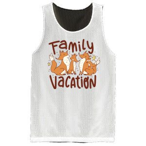 Fox Family Vacation Mesh Reversible Basketball Jersey Tank