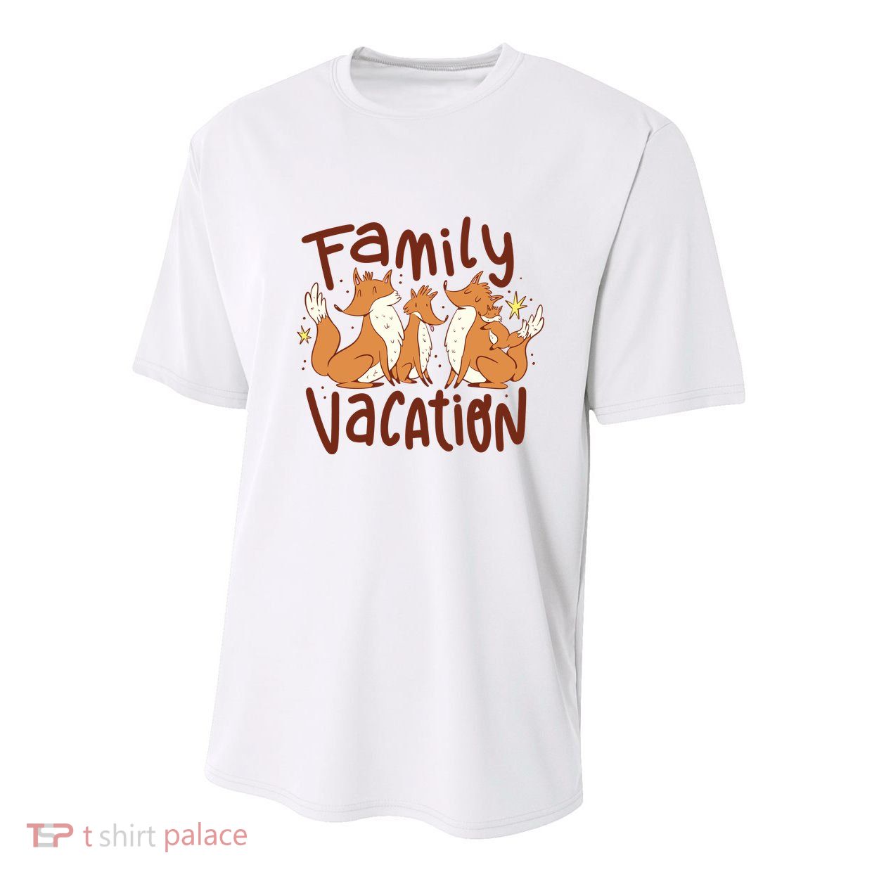 Fox Family Vacation Youth Performance Sprint T-Shirt