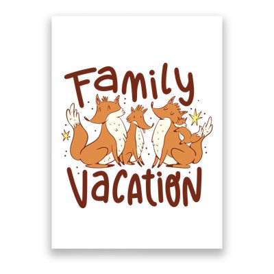 Fox Family Vacation Poster