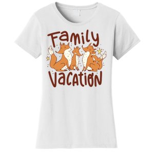 Fox Family Vacation Women's T-Shirt