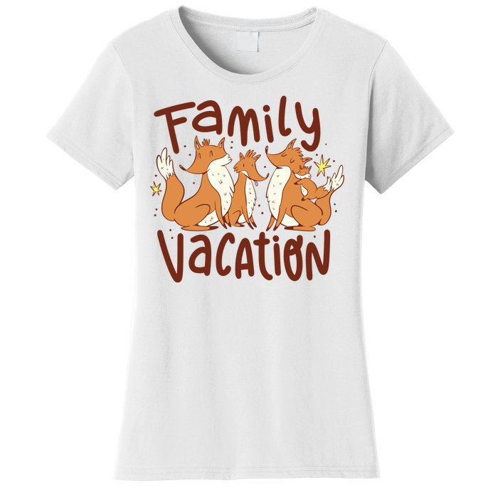 Fox Family Vacation Women's T-Shirt