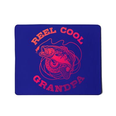 Fishing Fish Vintage Reel Cool Grandpa Gift Funny Gift Mousepad