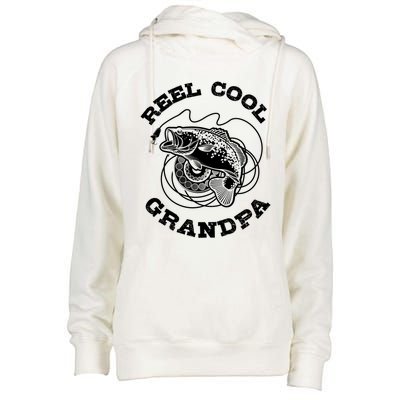 Fishing Fish Vintage Reel Cool Grandpa Gift Womens Funnel Neck Pullover Hood