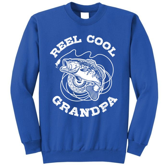 Fishing Fish Vintage Reel Cool Grandpa Gift Sweatshirt