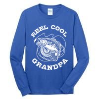 Fishing Fish Vintage Reel Cool Grandpa Gift Tall Long Sleeve T-Shirt