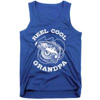 Fishing Fish Vintage Reel Cool Grandpa Gift Tank Top