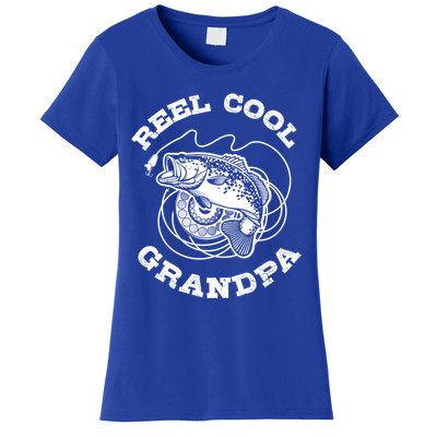 Fishing Fish Vintage Reel Cool Grandpa Gift Women's T-Shirt