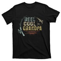 Funny Fishing Vintage Reel Cool Grandpa Gift T-Shirt