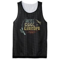 Funny Fishing Vintage Reel Cool Grandpa Gift Mesh Reversible Basketball Jersey Tank