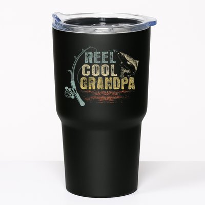 Funny Fishing Vintage Reel Cool Grandpa Gift Tumbler