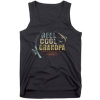 Funny Fishing Vintage Reel Cool Grandpa Gift Tank Top