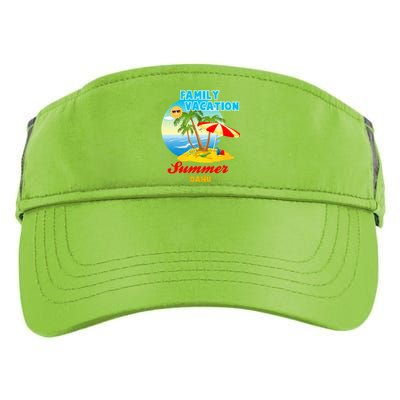 Funny Family Vacation Summer Oahu 2024 Beach Trip Gift Adult Drive Performance Visor