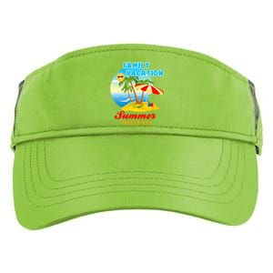 Funny Family Vacation Summer Siesta Key 2024 Beach Trip Gift Adult Drive Performance Visor