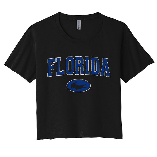 Florida Football Vintage Alligator Crop Top