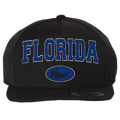 Florida Football Vintage Alligator Wool Snapback Cap