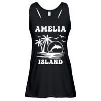 Florida Family Vacation Summer Tourist Funny Amelia Island Ladies Essential Flowy Tank