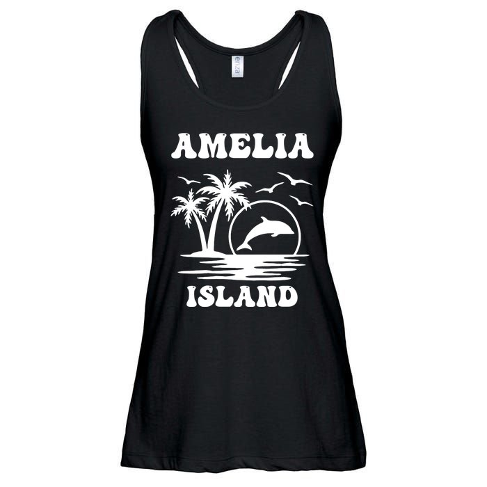 Florida Family Vacation Summer Tourist Funny Amelia Island Ladies Essential Flowy Tank