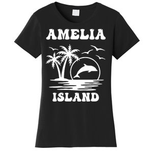 Florida Family Vacation Summer Tourist Funny Amelia Island Women's T-Shirt